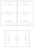 サッカー ピッチ 図